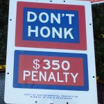 NYC: DON’T HONK $350 PENALTY